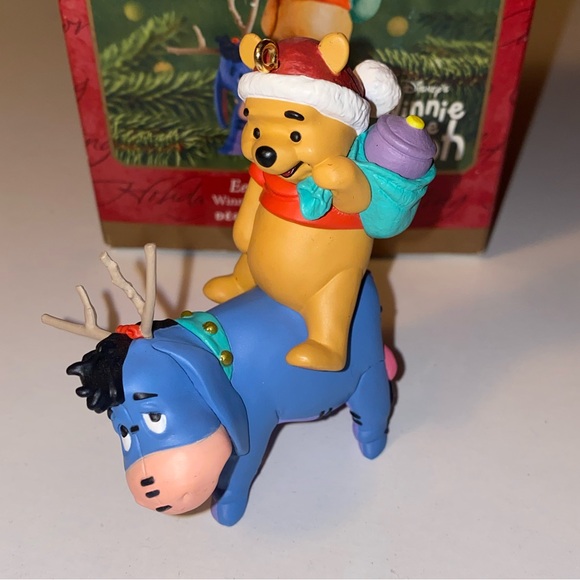 Hallmark Merry Miniatures Eeyore Ornament - 1999 Collectible Christmas Winnie The Pooh Character - View #3
